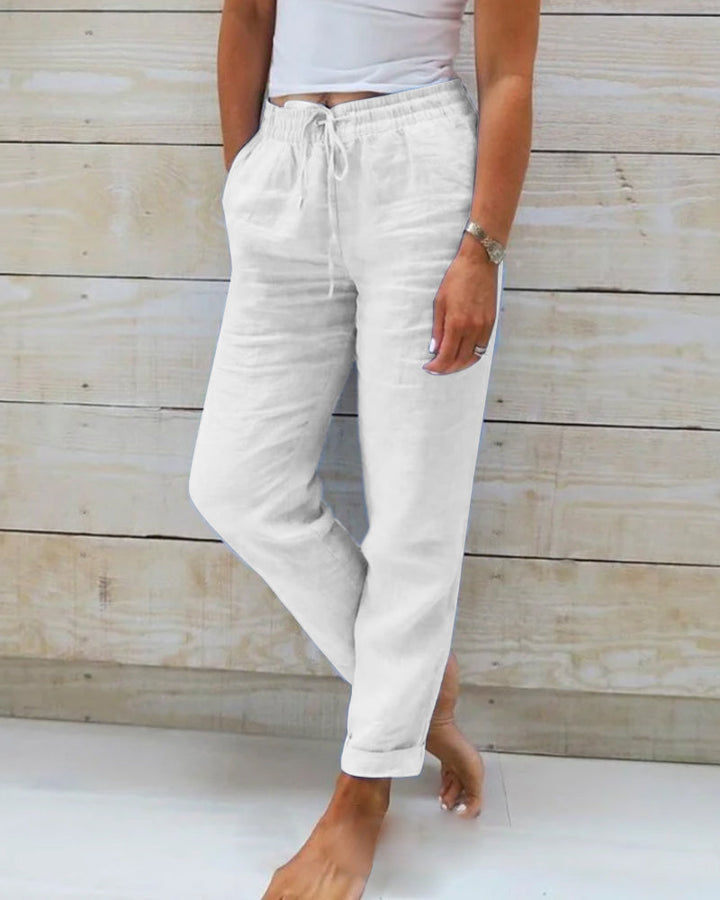 Miya™ Cotton Elasticated Trousers