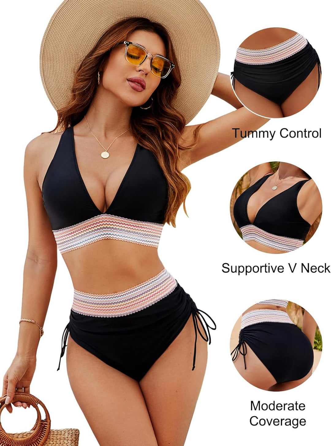 Marina™ | Stylish High-Waist Bikini Set