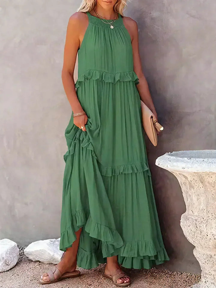 Sienna™ | Effortless Ruffle Maxi Dress