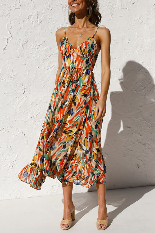 Evie | Chic Printed Sling Dress