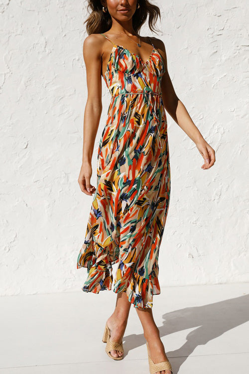 Evie | Chic Printed Sling Dress