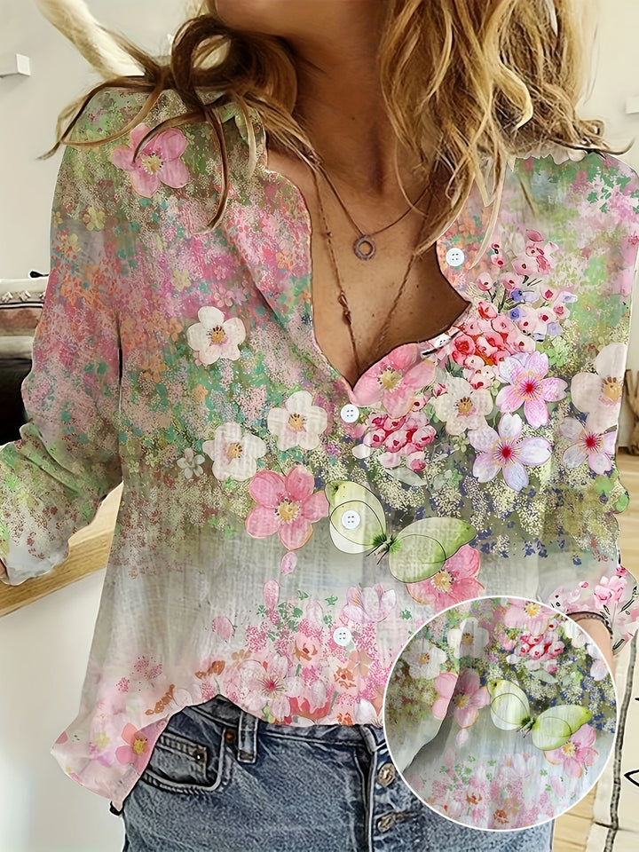 Leura™ | Floral Boho Blouse