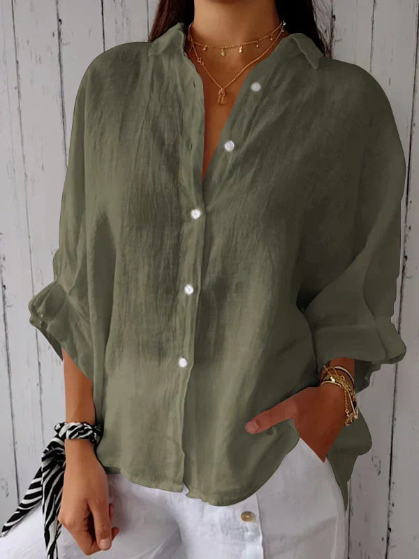 Kilea™ | Effortless Chic Linen Shirt