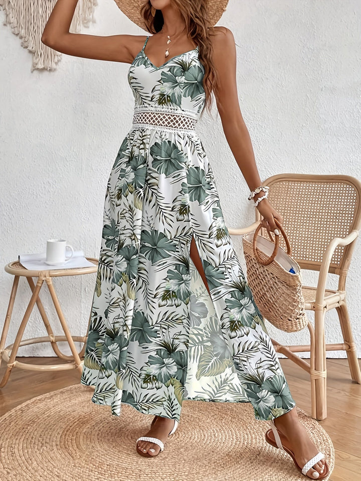 Gymea™ | Slit Floral Maxi Dress