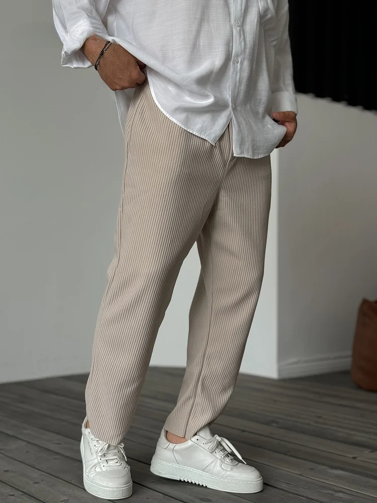 Trevor™ | Relaxed Fit Ribbed Trousers