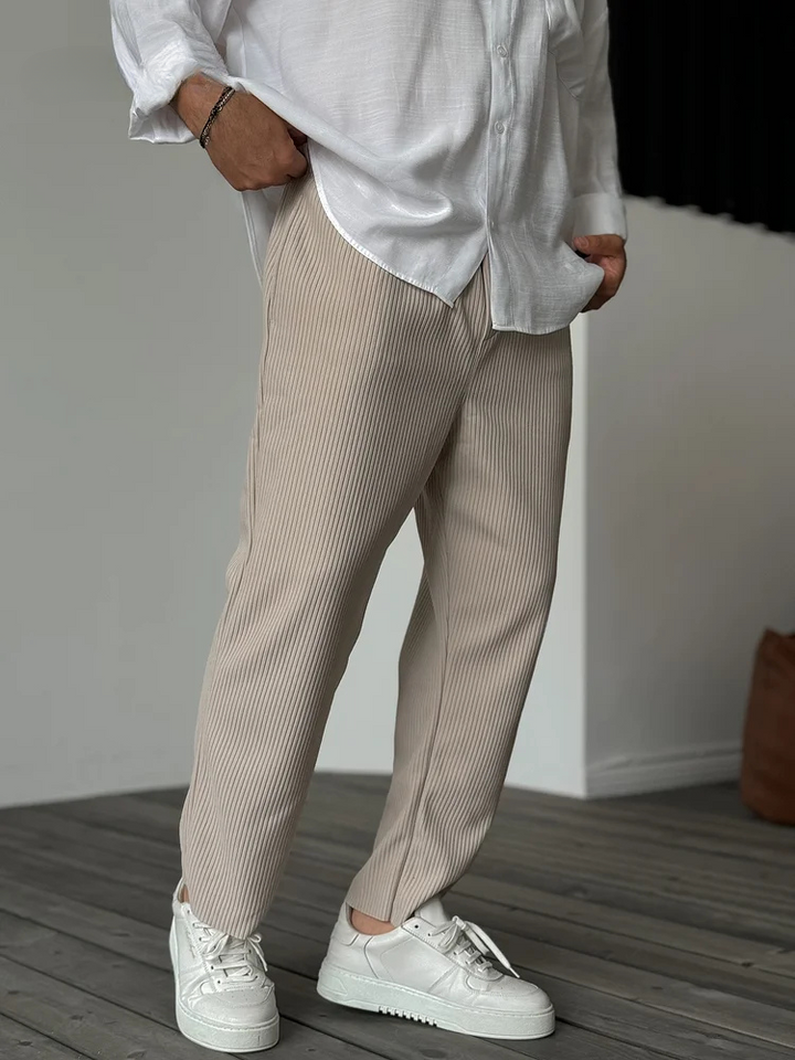 Trevor™ | Relaxed Fit Ribbed Trousers