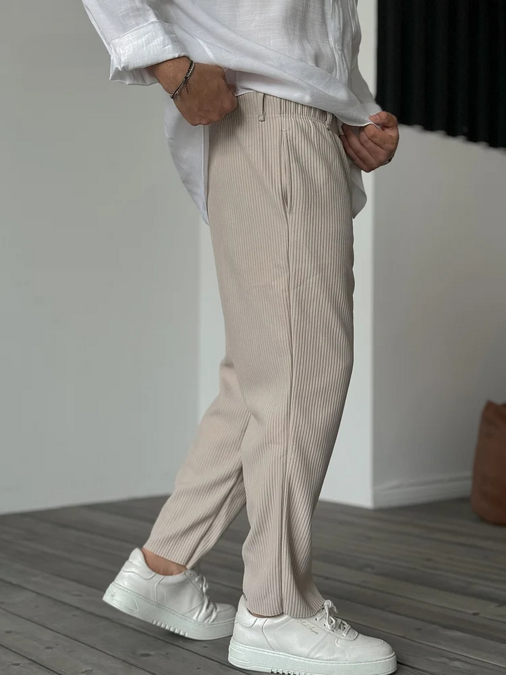 Trevor™ | Relaxed Fit Ribbed Trousers