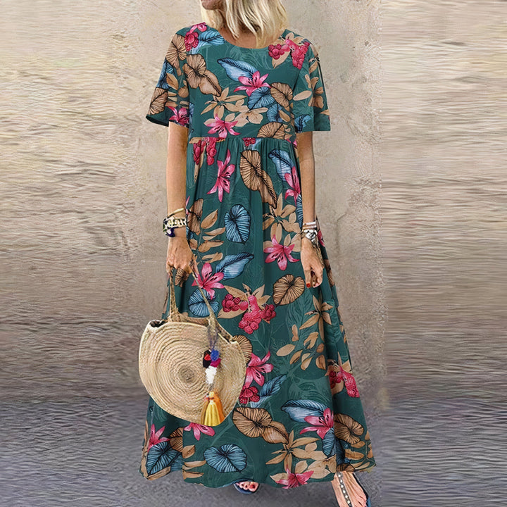 Selene™ | Blooming Elegance Maxi Dress