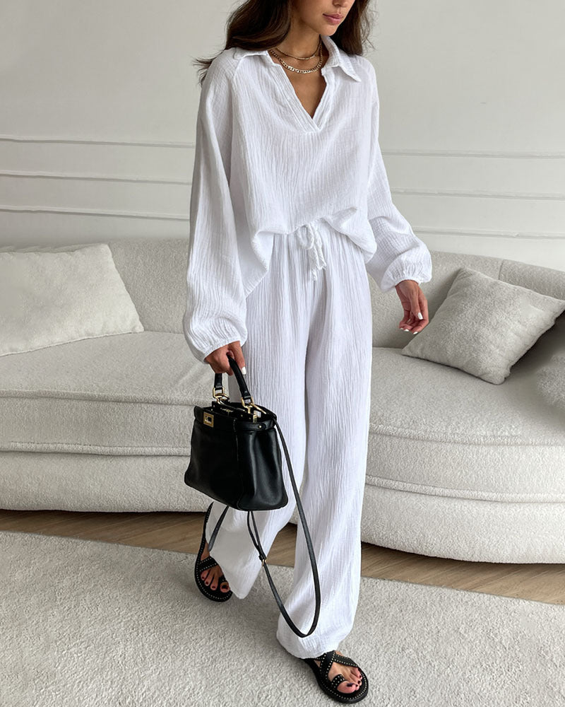 Rae™ | Chic Off-Duty Linen Set