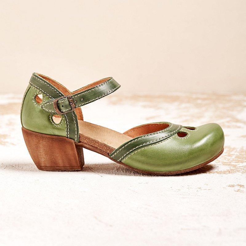 May |  Orthopaedic Sandals with Low Heel