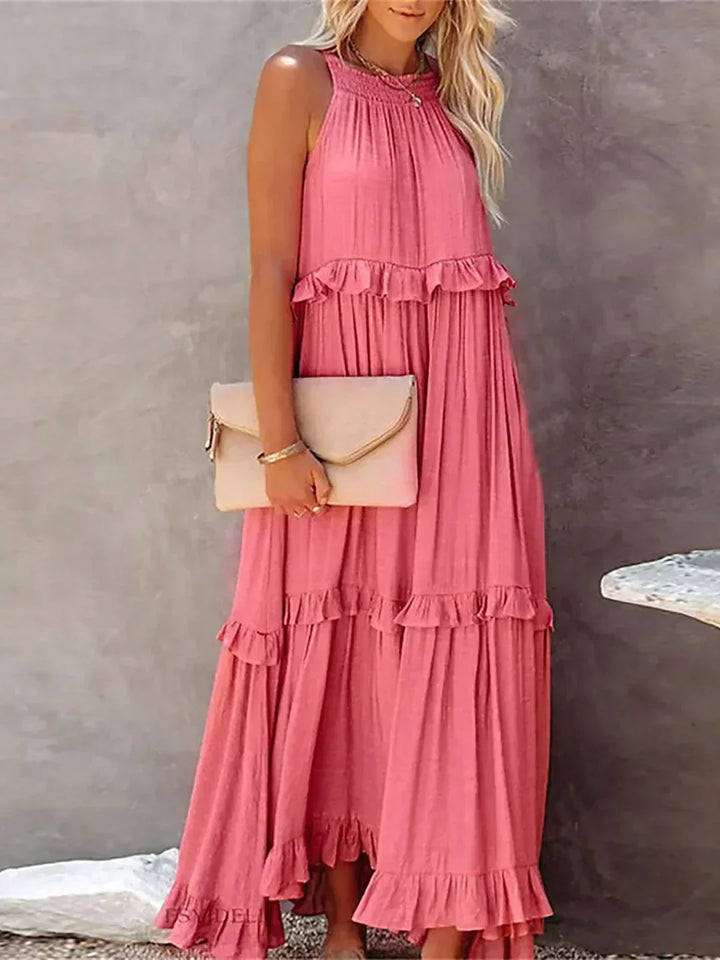 Sienna™ | Effortless Ruffle Maxi Dress