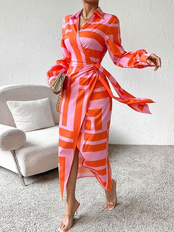 Claudia™ | Vibrant Wrap Dress