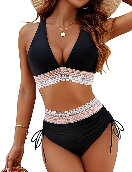 Marina™ | Stylish High-Waist Bikini Set