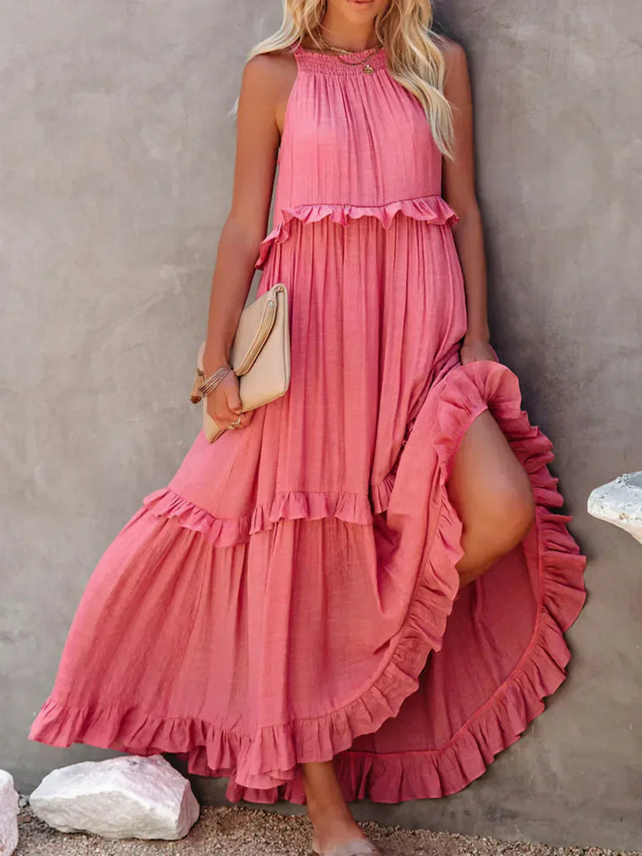 Sienna™ | Effortless Ruffle Maxi Dress