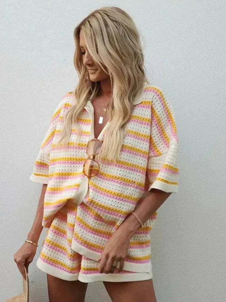 Valerie™ | Striped Knit Summer Set