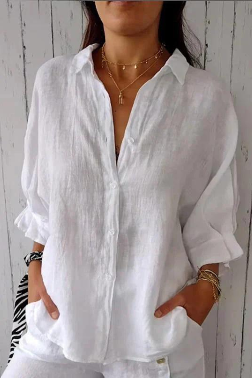 Kilea™ | Effortless Chic Linen Shirt