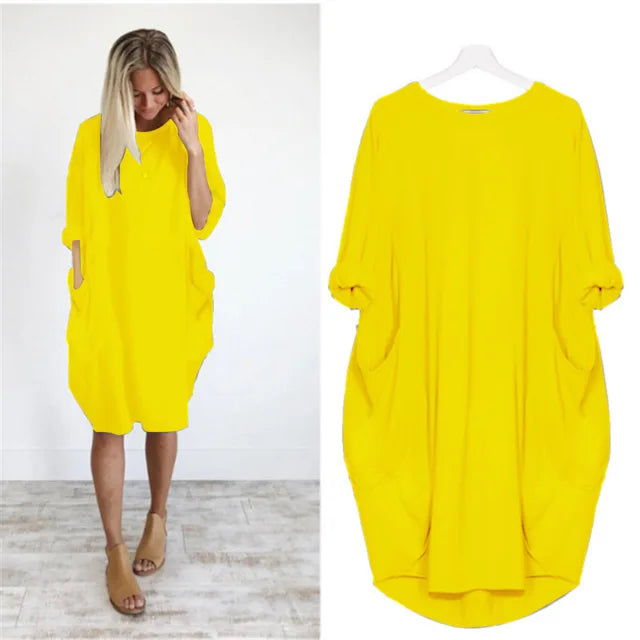 Amanda™ - Comfortable Tummy Covering Dress