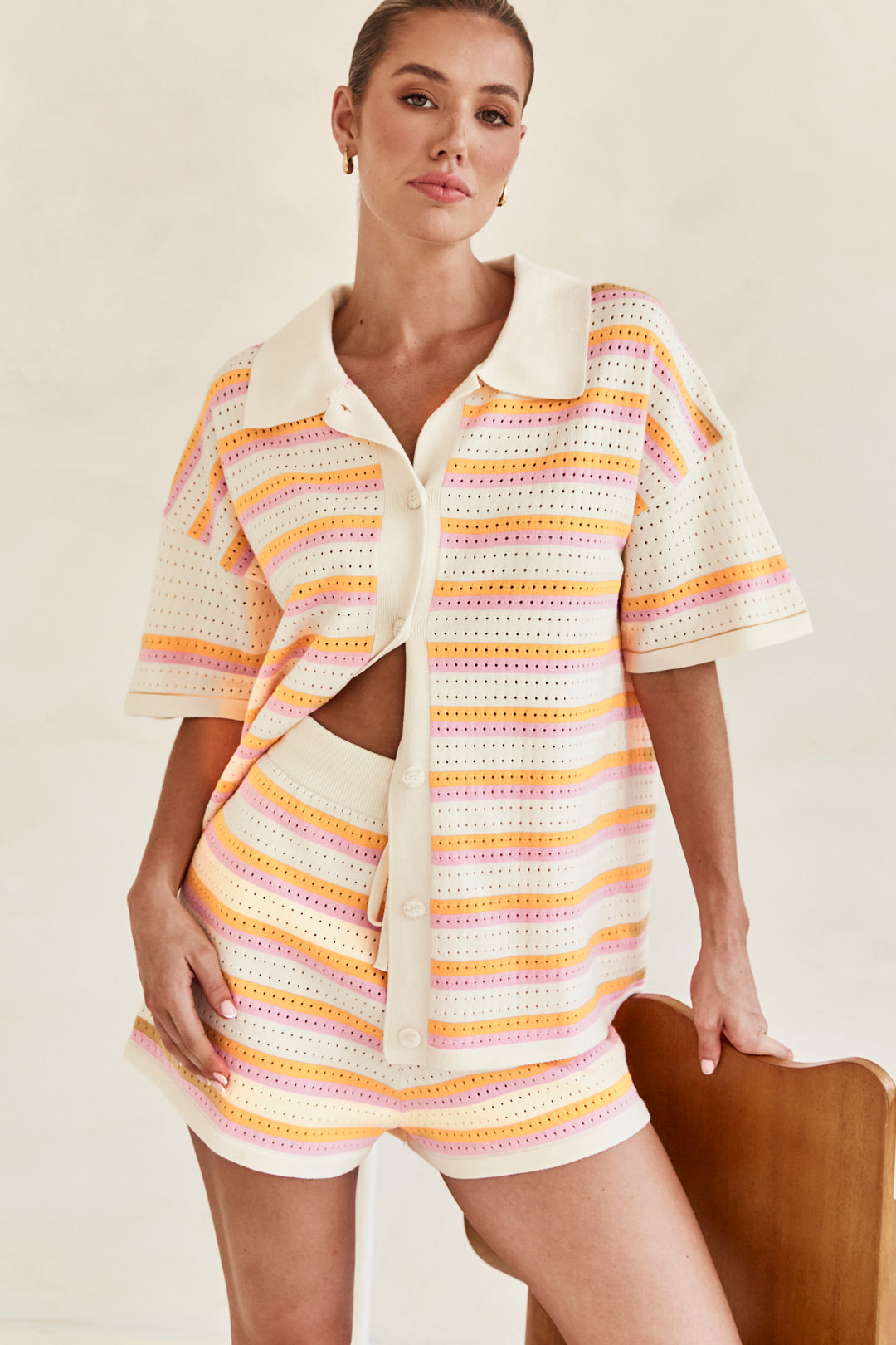 Valerie™ | Striped Knit Summer Set