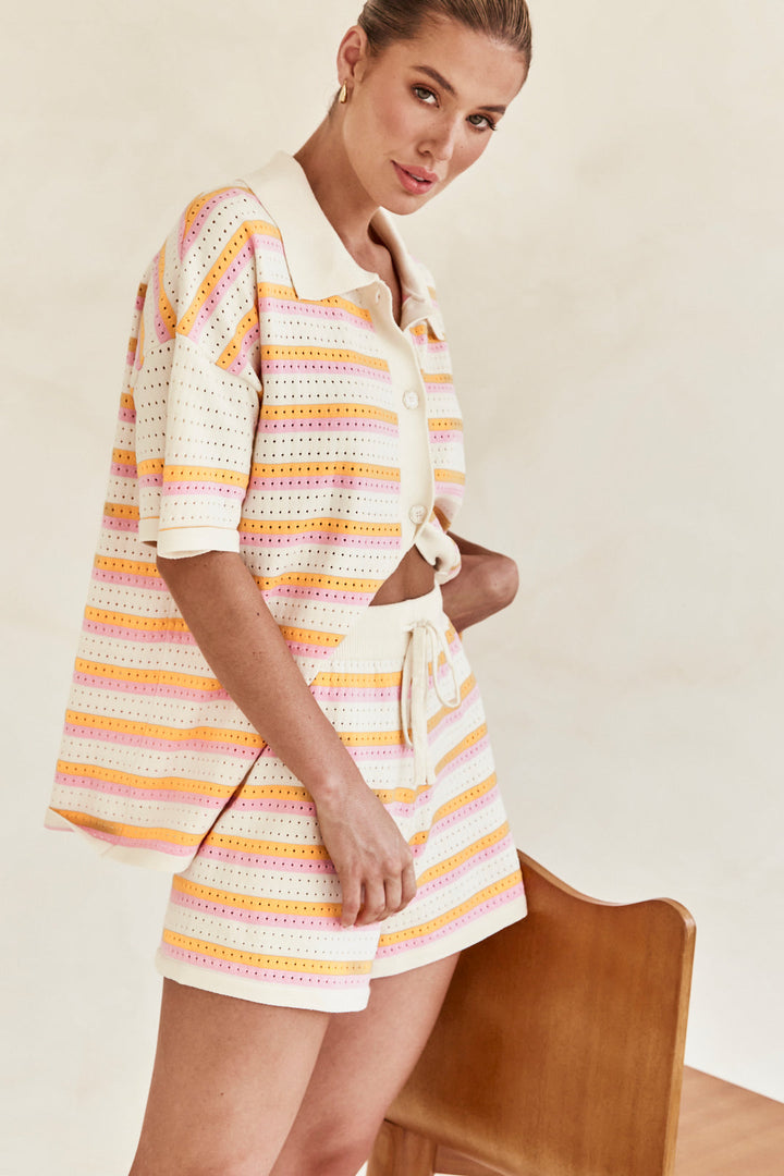 Valerie™ | Striped Knit Summer Set