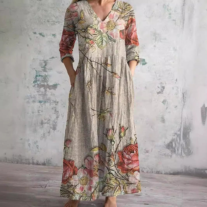 Austra™ | Timeless Floral Maxi Dress