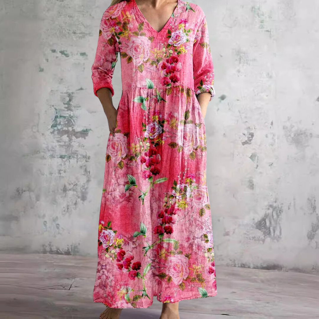 Austra™ | Timeless Floral Maxi Dress