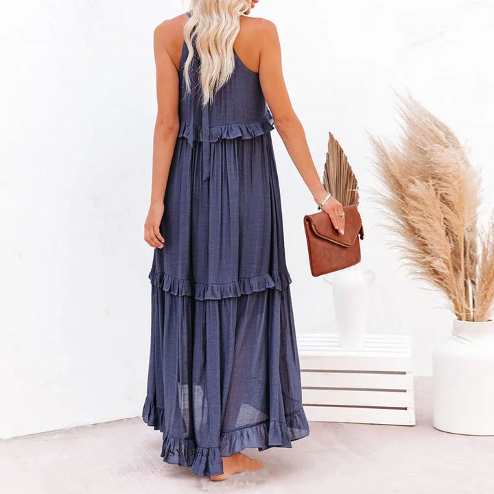 Sienna™ | Effortless Ruffle Maxi Dress