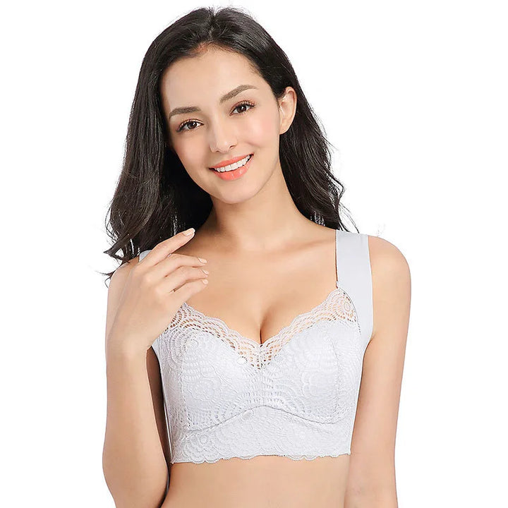 Evangeline | Alluring Seamless Strapless Plus-Size Lace Bra