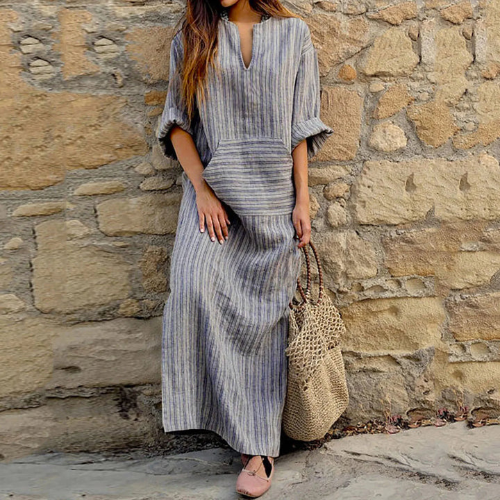 Yvonne™ - Striped Maxi Dress