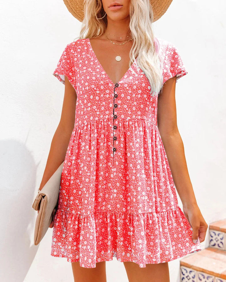 Kaia™ | Flowy Floral Summer Dress