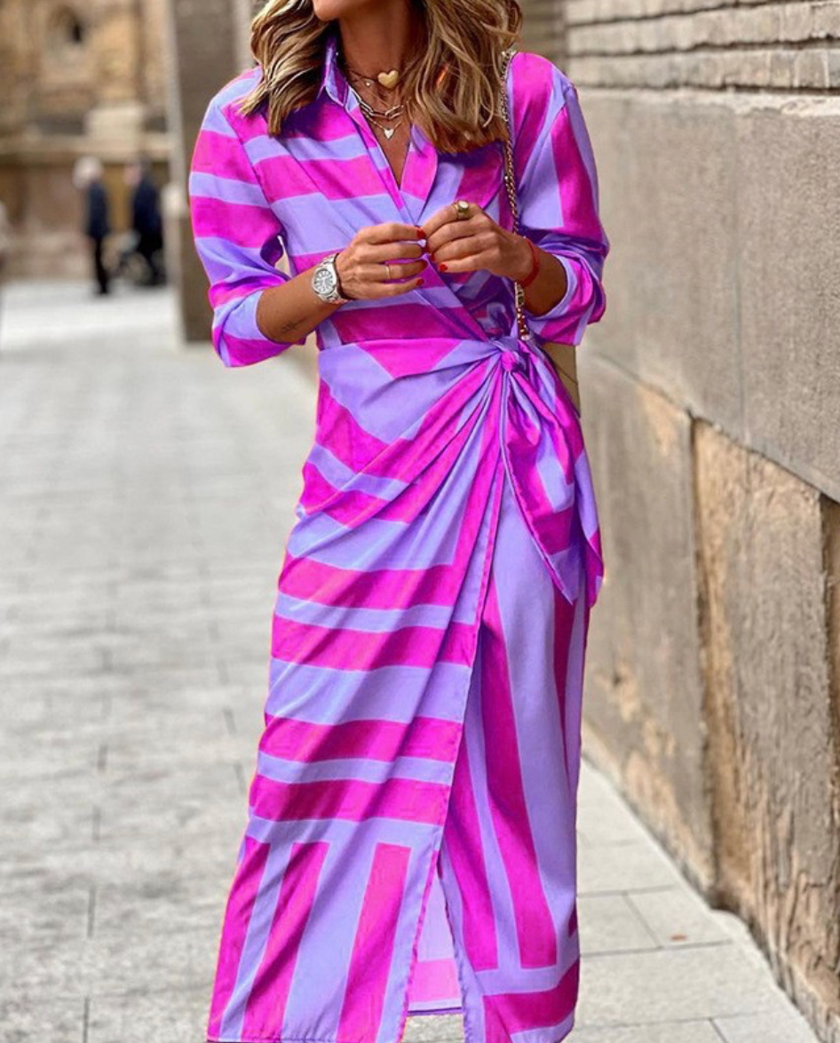 Claudia™ | Vibrant Wrap Dress