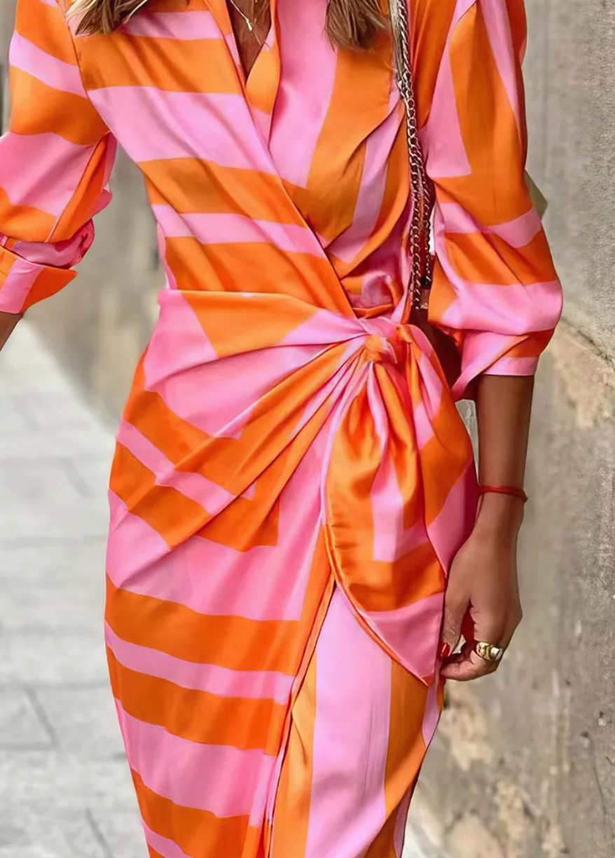 Claudia™ | Vibrant Wrap Dress