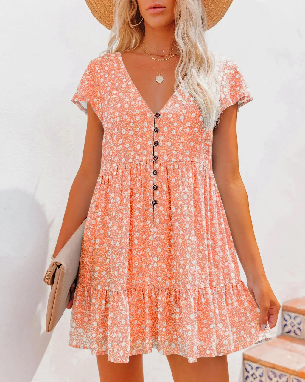 Kaia™ | Flowy Floral Summer Dress