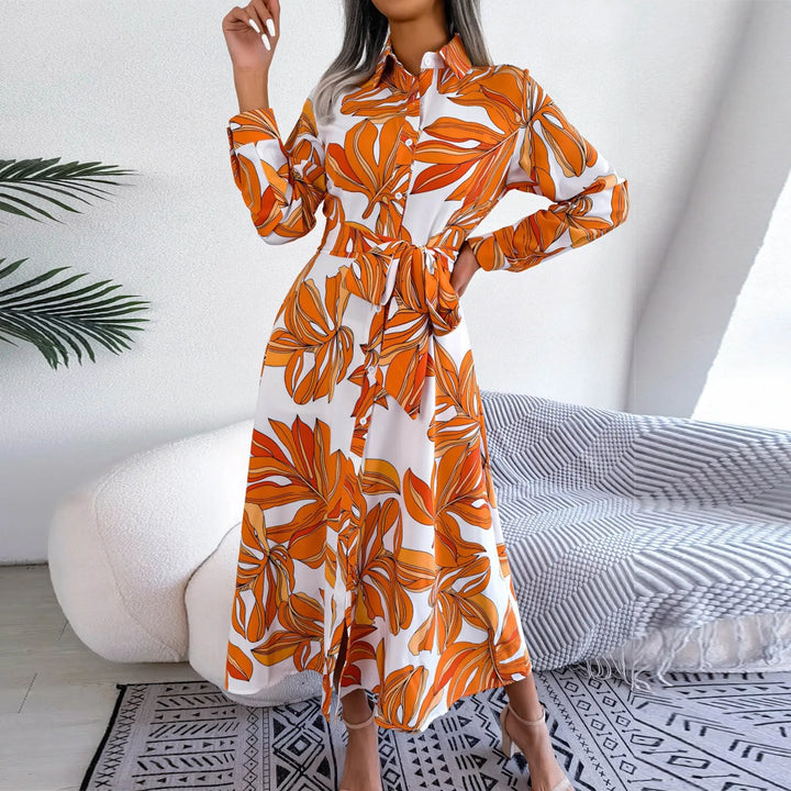 Sofia™ | Vibrant Tropical Print Maxi Dres