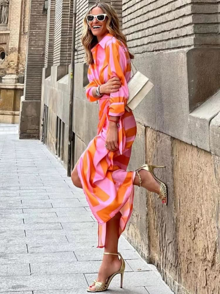 Claudia™ | Vibrant Wrap Dress