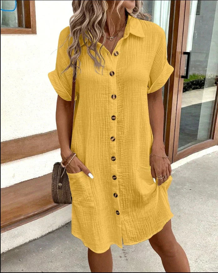 Lieve™ | Casual Button-Up Summer Dress