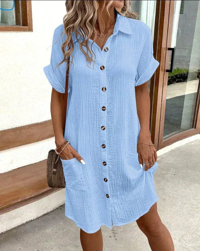 Lieve™ | Casual Button-Up Summer Dress