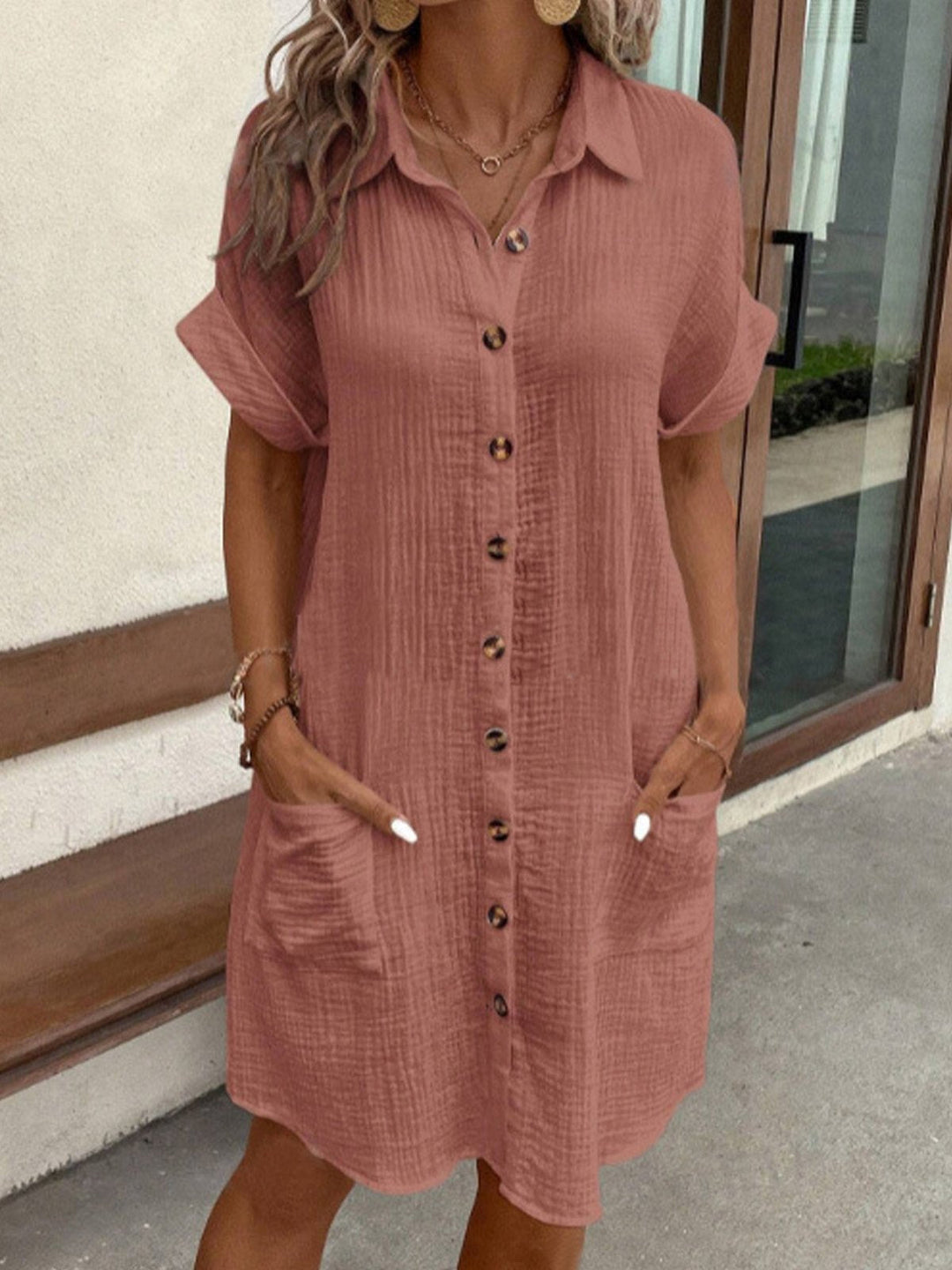 Lieve™ | Casual Button-Up Summer Dress