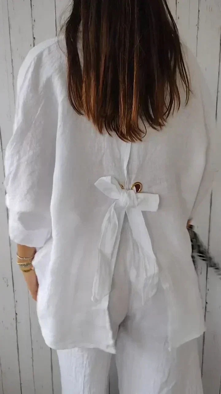 Kilea™ | Effortless Chic Linen Shirt