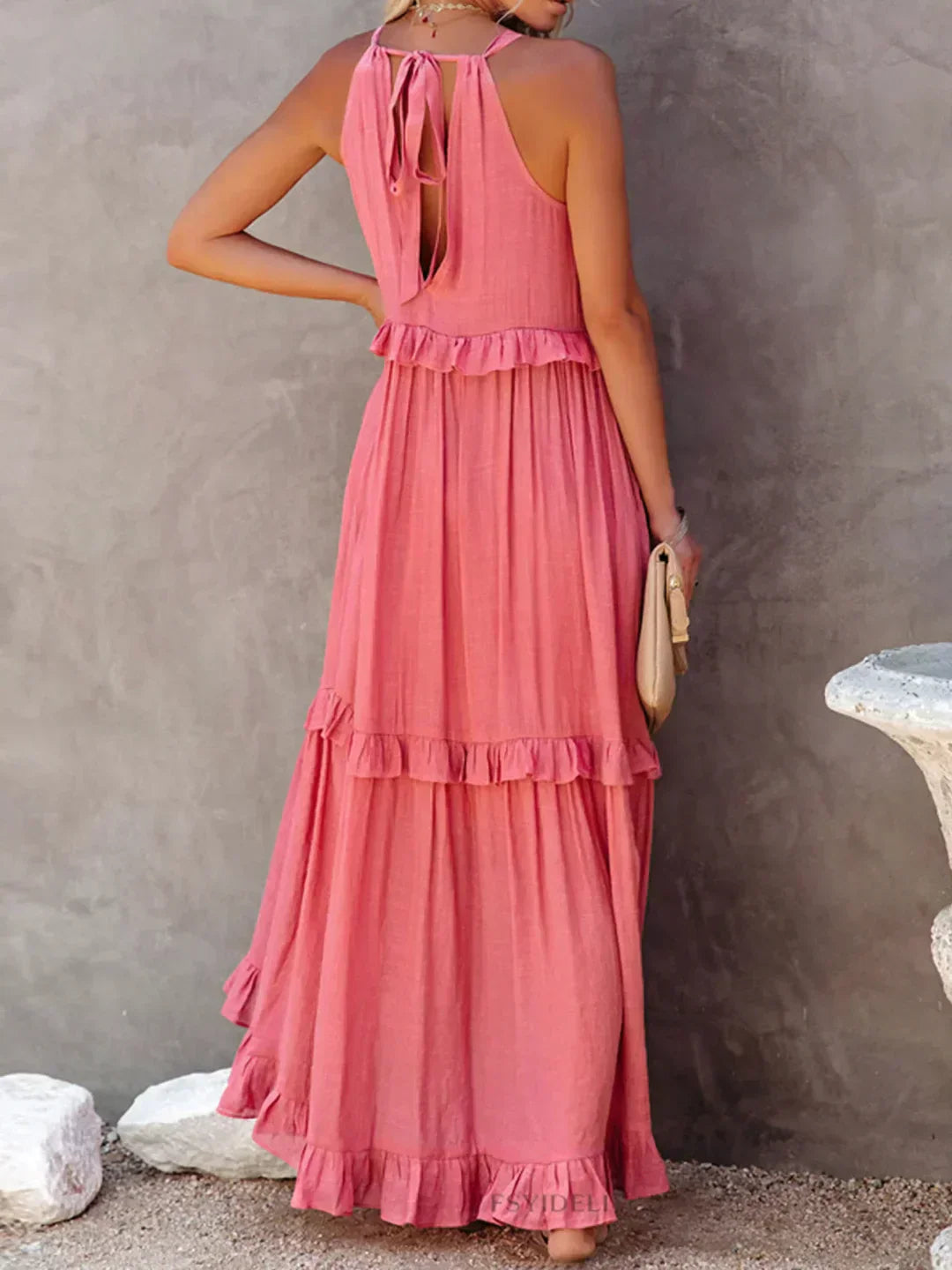 Sienna™ | Effortless Ruffle Maxi Dress