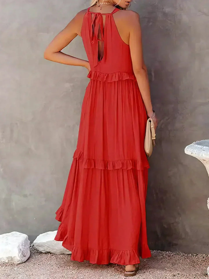 Sienna™ | Effortless Ruffle Maxi Dress