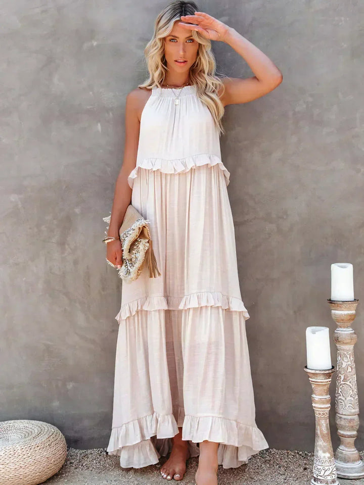 Sienna™ | Effortless Ruffle Maxi Dress