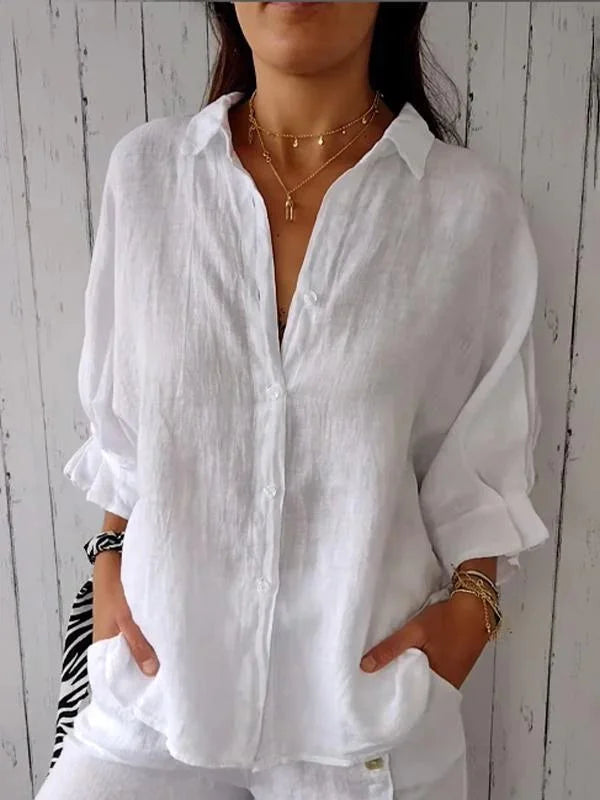 Kilea™ | Effortless Chic Linen Shirt