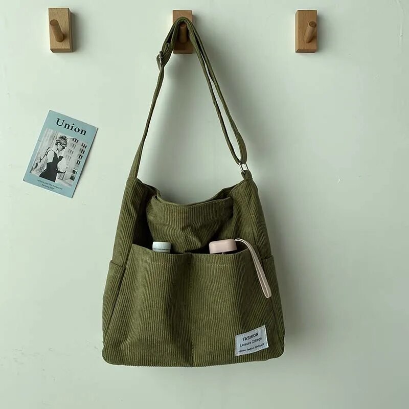 Maisha™ | Casual Corduroy Tote Bag