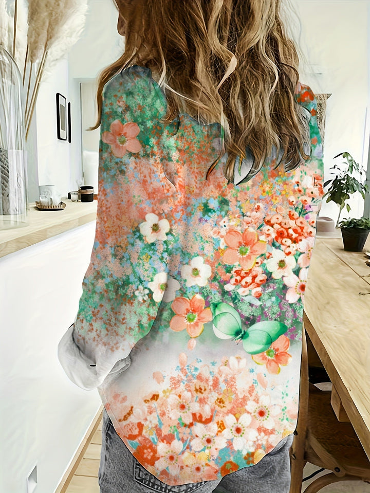 Leura™ | Floral Boho Blouse