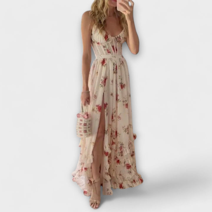 Kalani™ | Floral Elegance Sleeveless Dress