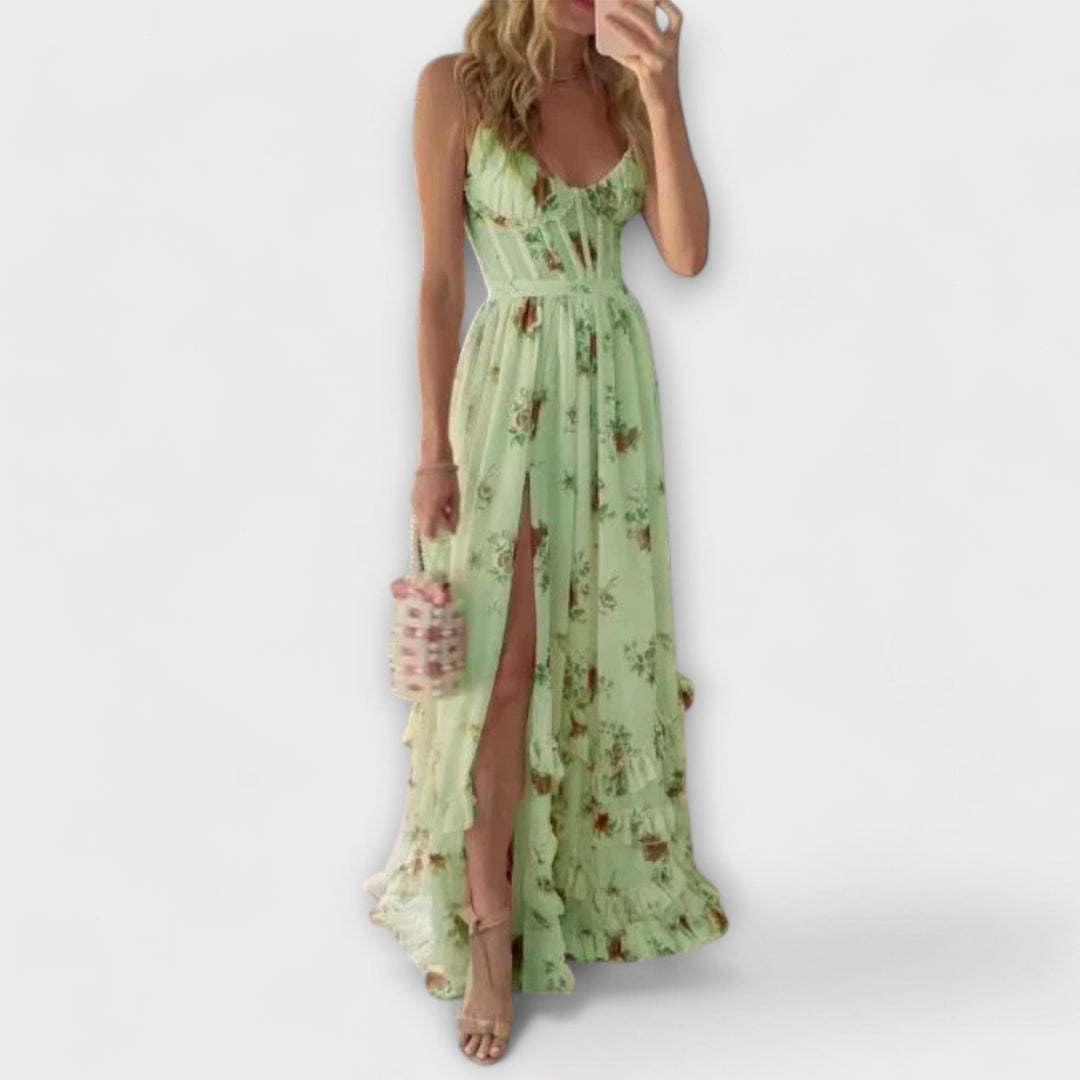 Kalani™ | Floral Elegance Sleeveless Dress