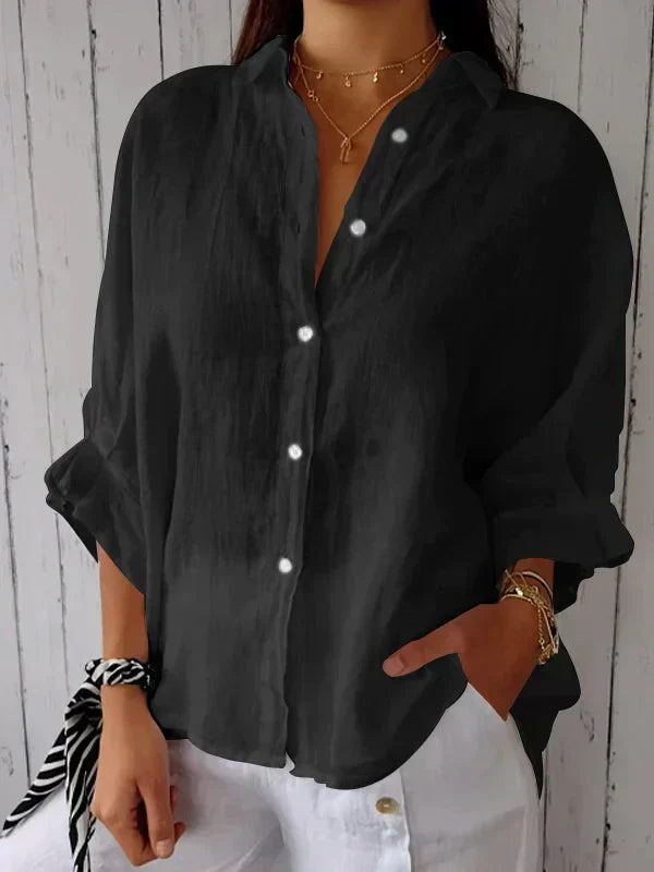 Kilea™ | Effortless Chic Linen Shirt