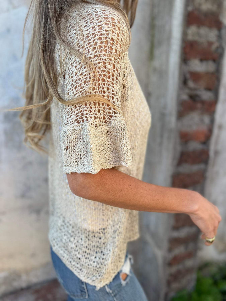 Larissa™ | Elegant Textured Knit Top