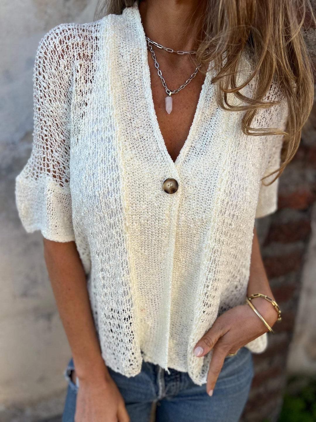 Salomi™ | Open-Knit Cardigan