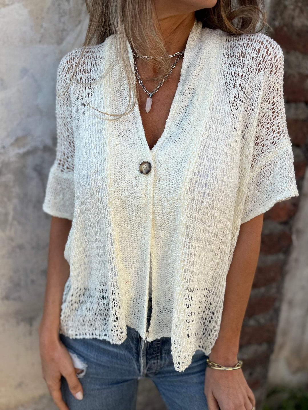 Salomi™ | Open-Knit Cardigan